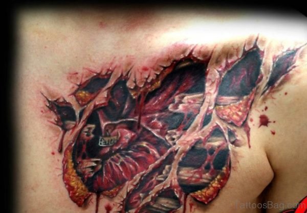 Unique Heart Tattoo