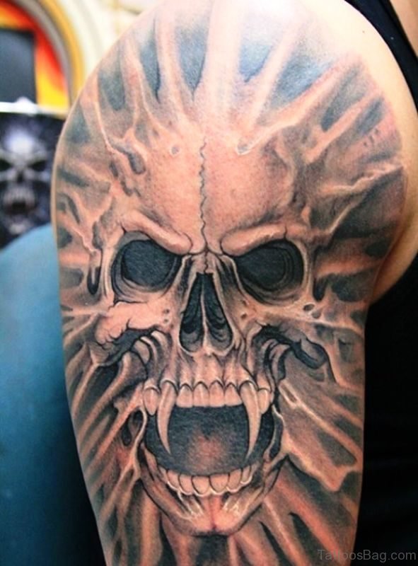 Vampire Skull Tattoo 