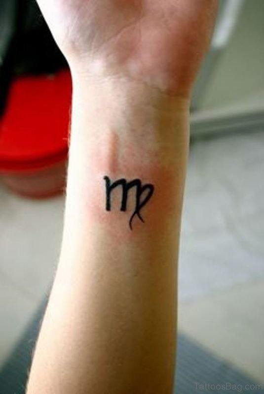 Virgon Tattoo On Wrist