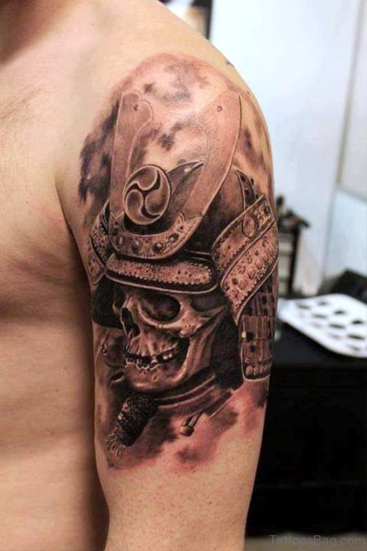 Warrior Skull Tattoo 