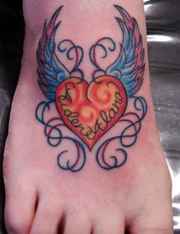 Winged Heart Tattoo 1