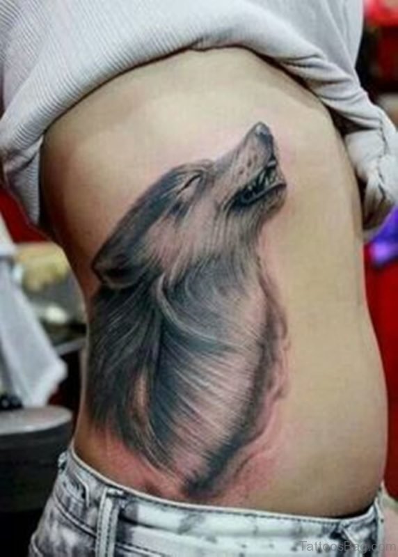 Wolf Face Tattoo Design