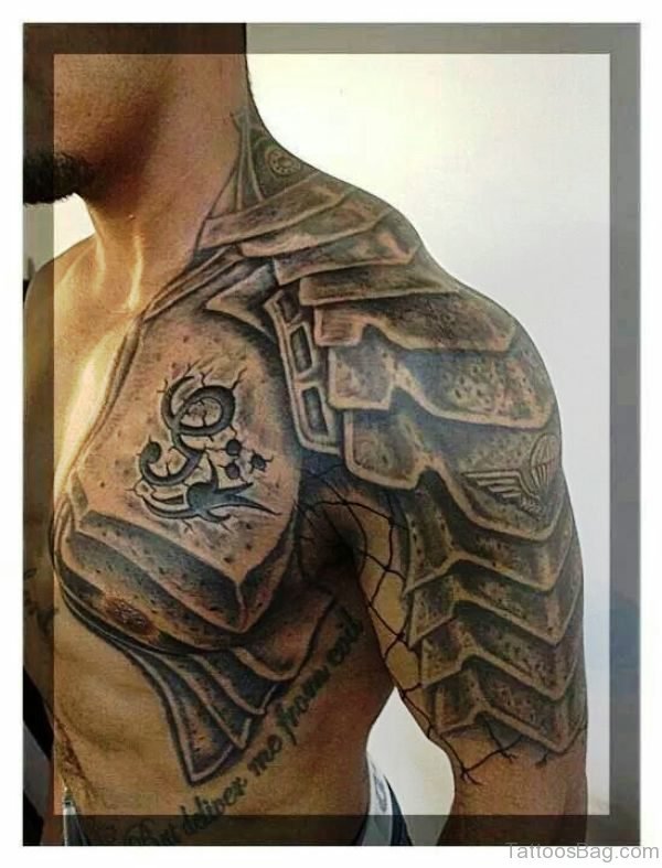 Wonder Armour Shoulder Tattoo