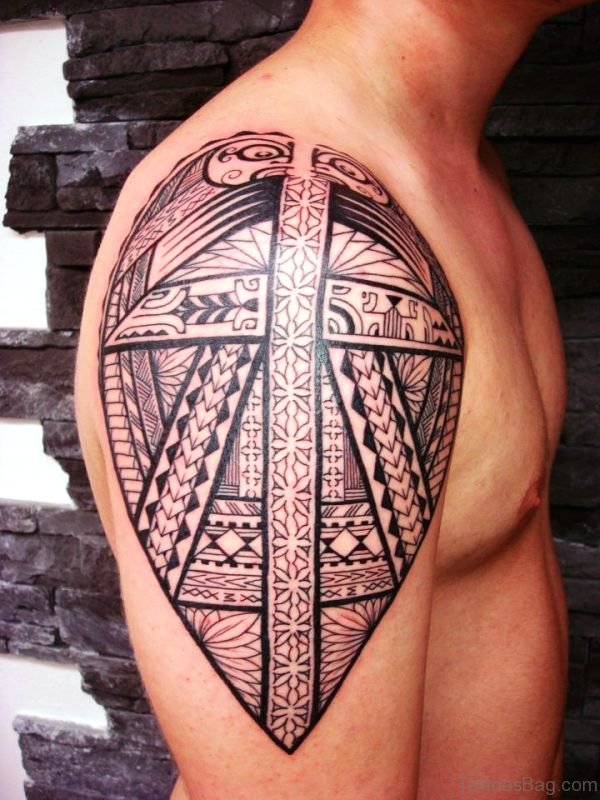 Wonderful Armor Maori Shoulder Tattoo