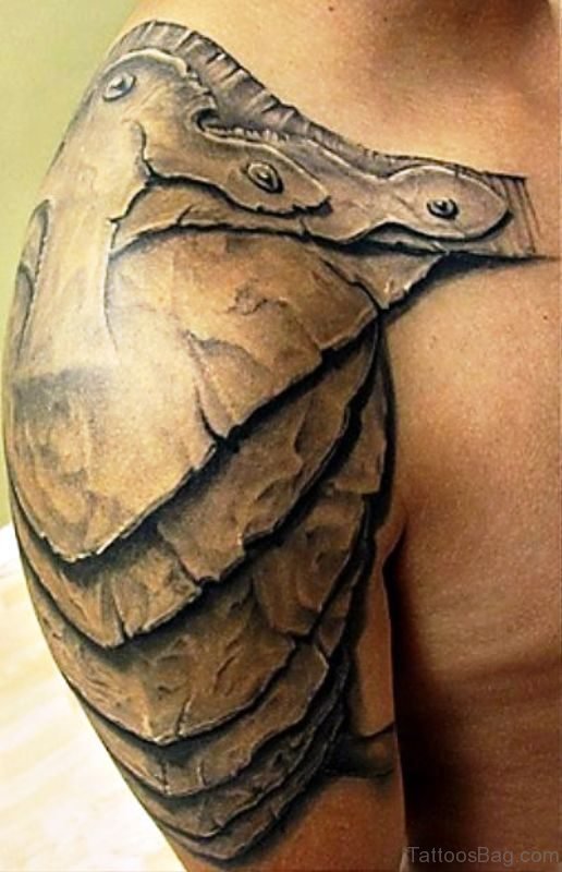 Wonderful Armour Tattoo Design