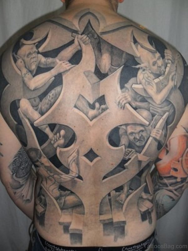 Wonderful Back Tattoo