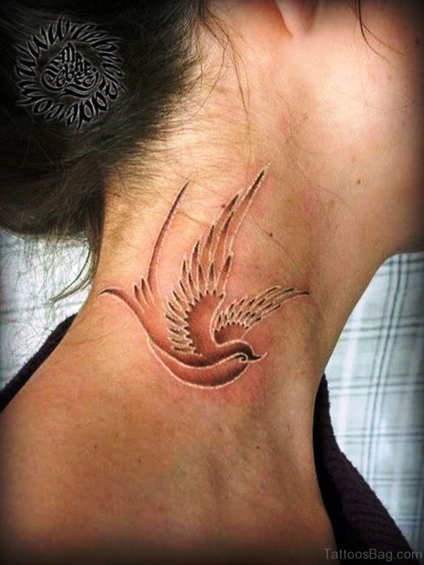 Wonderful Bird White Tattoo