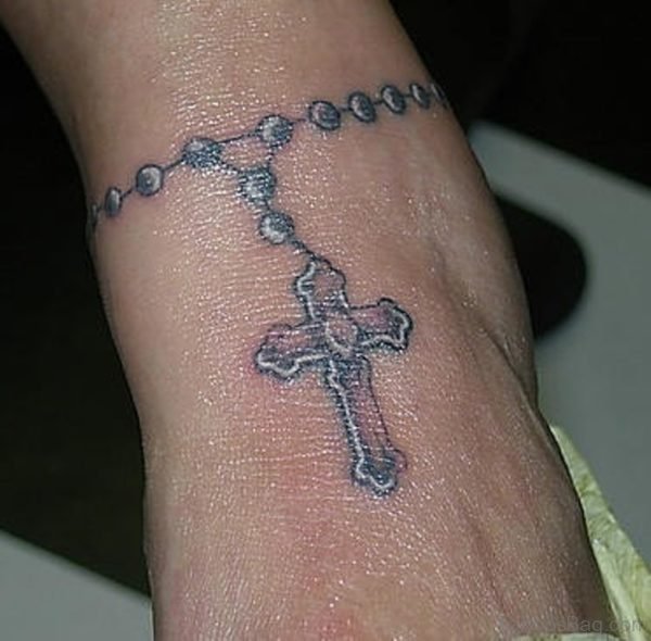 Wonderful Cross Tattoo Design