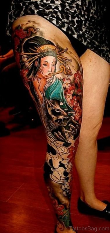 Wonderful Geisha Tattoo 
