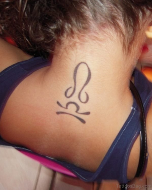 Wonderful Libra Zodiac Tattoo