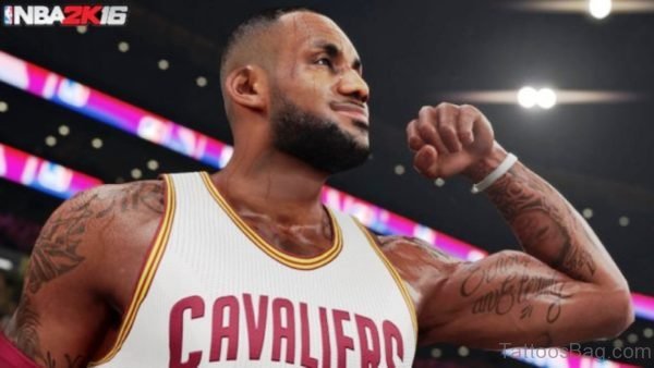 Wonderful Tattoo Of Lebron