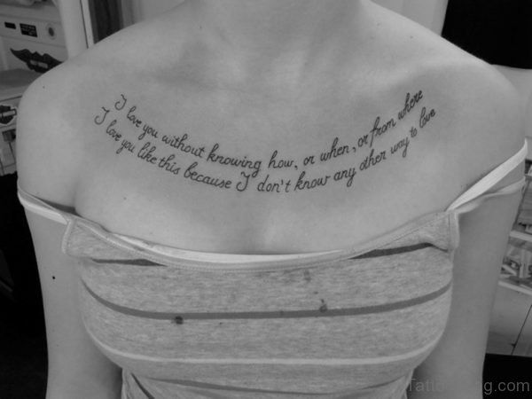 Wonderful Wording Tattoo