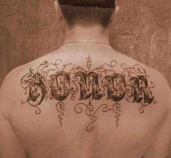 Wording Tattoo