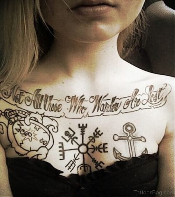 Wording Tattoo For Girls