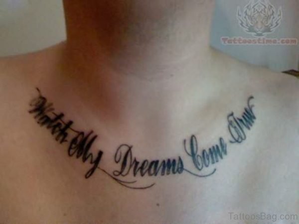 Words Tattoos On Chest