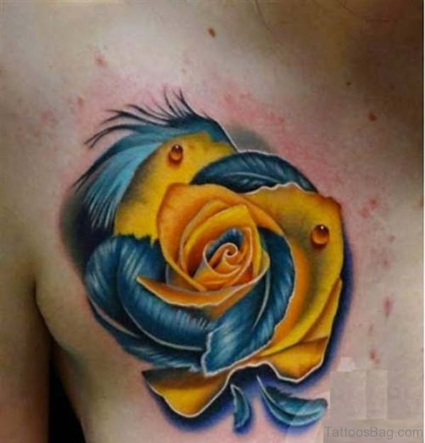 Yellow Rose Tattoo