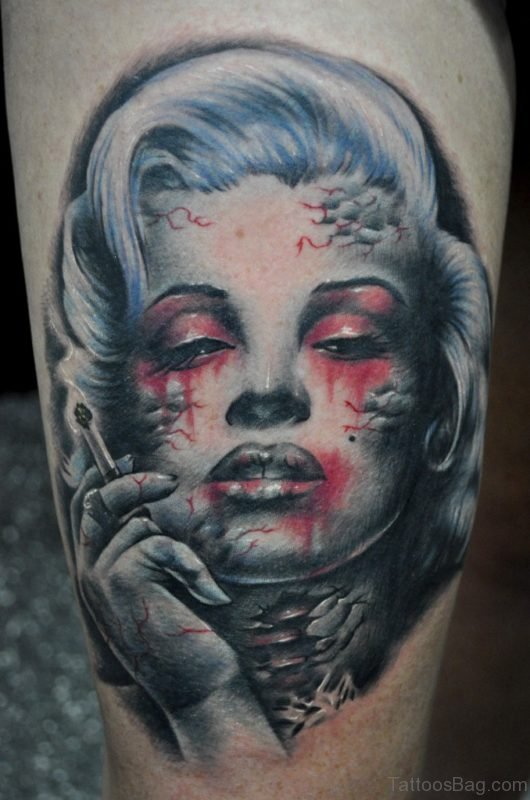 Zombie Girl Tattoo