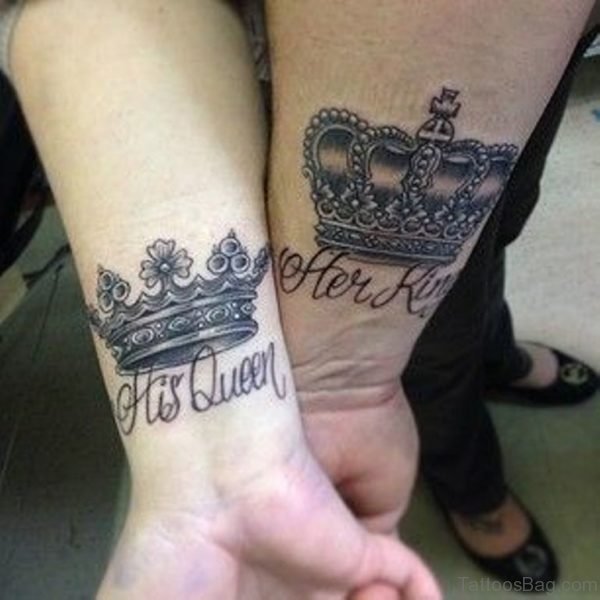 Grey Crown Tattoo