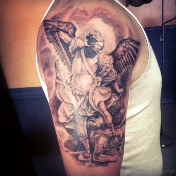 Amazing Archangel Tattoo Design