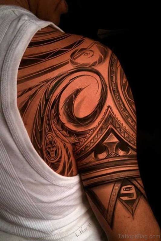 Amazing Nordic Tribal Tattoo Design