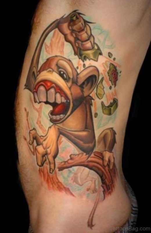 Amazing Rib Tattoo 