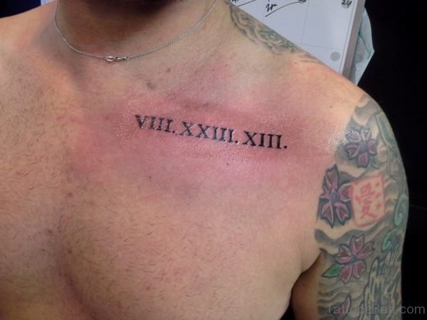 Amazing Roman Tattoo On Shoulder