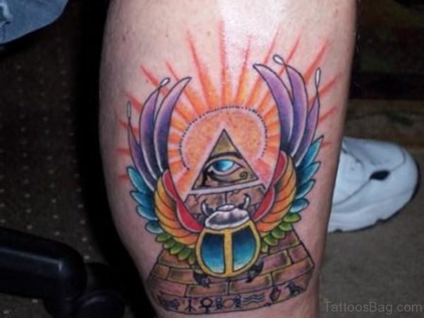 31 Elegant Eye Tattoos On Leg