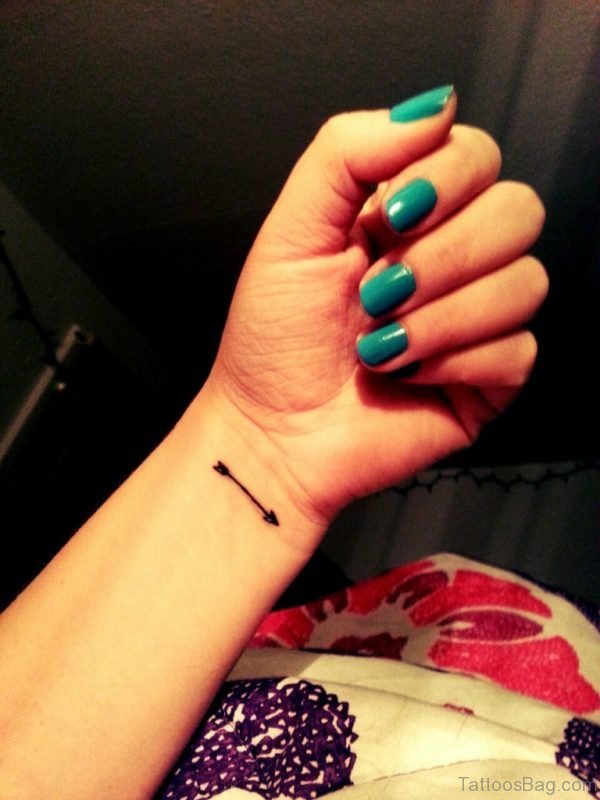 Arrow Tattoo On Wrist