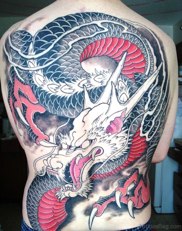 Asian Dragon Tattoo Design