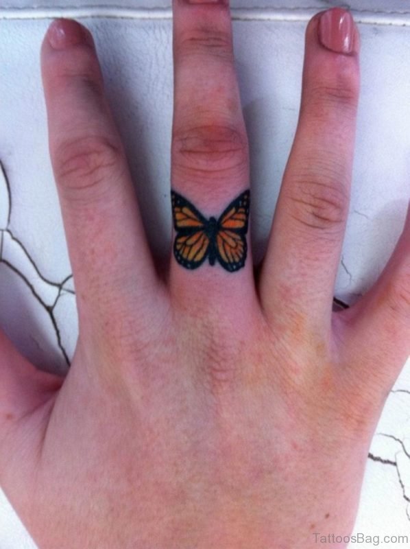 Attractive Butterfly Tattoo