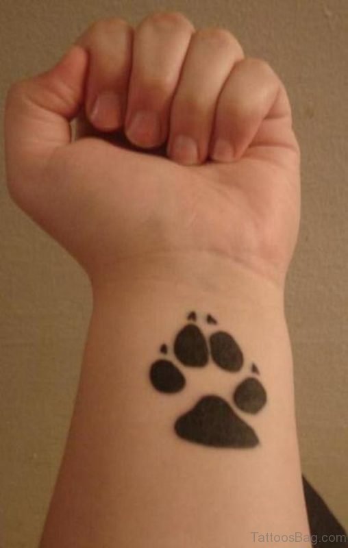 Attractive Claw Tattoo On Wrist