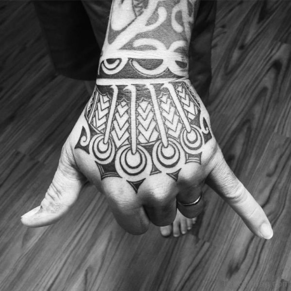 Attractive Geometric Tattoo Design