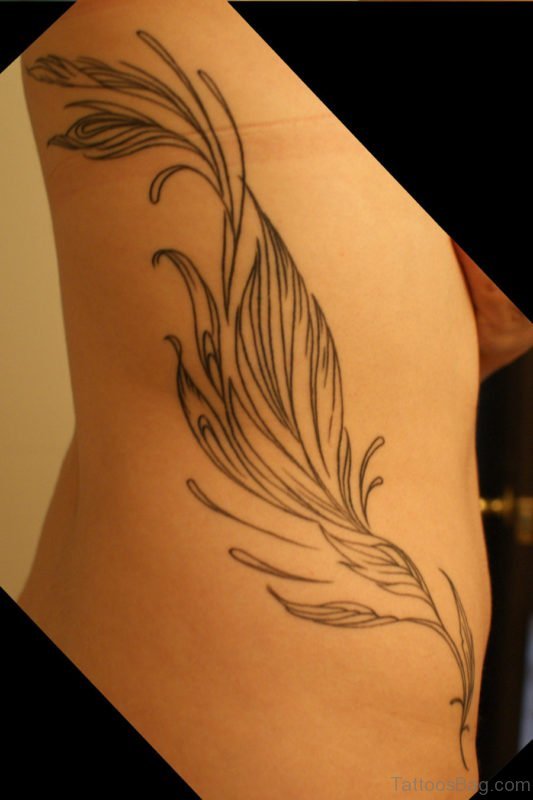 Attractive Rib Tattoo