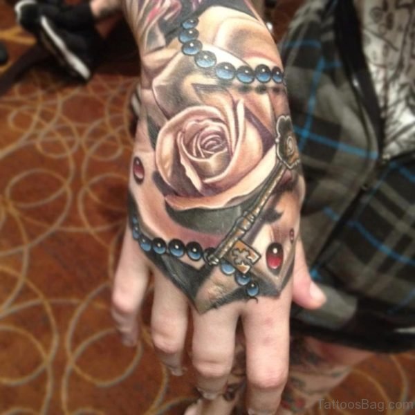 Attractive Rose Tattoo