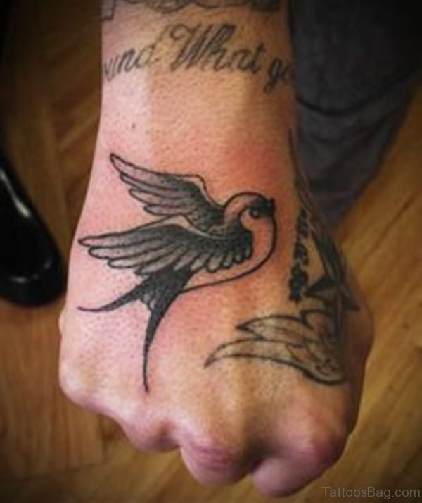 Attractive Swallow Tattoo