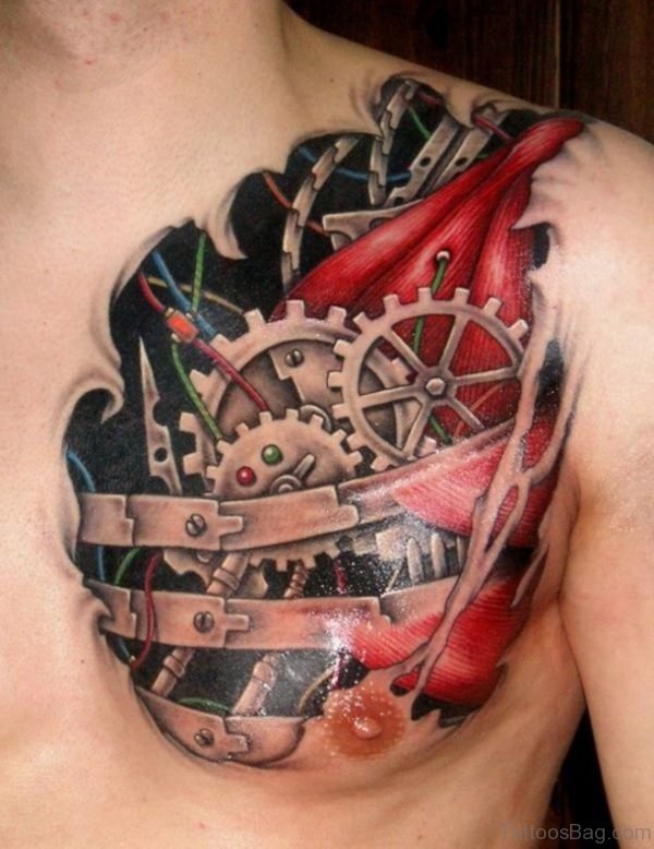 Awesome Chest Tattoo