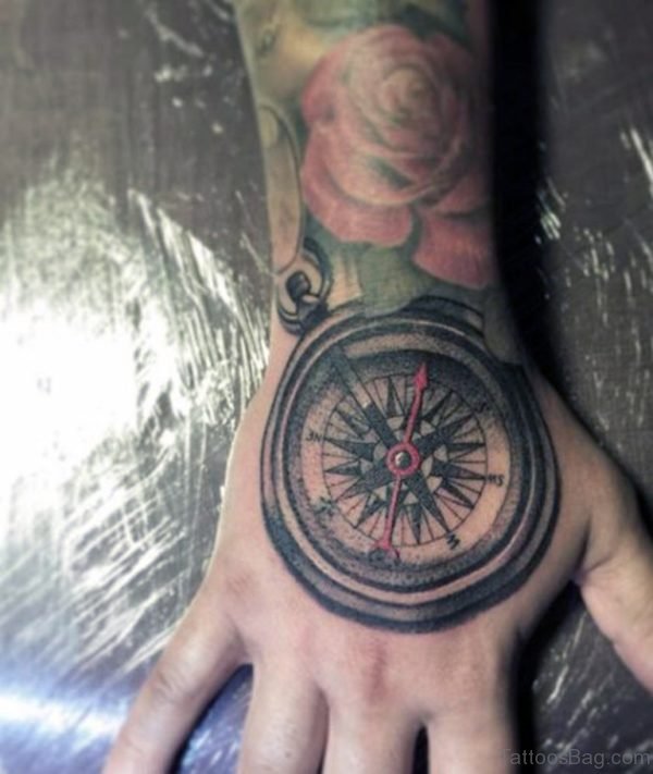 Awesome Compass Tattoo