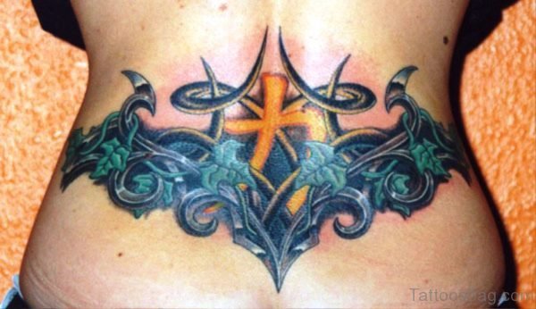 Awesome Design Back Tattoo