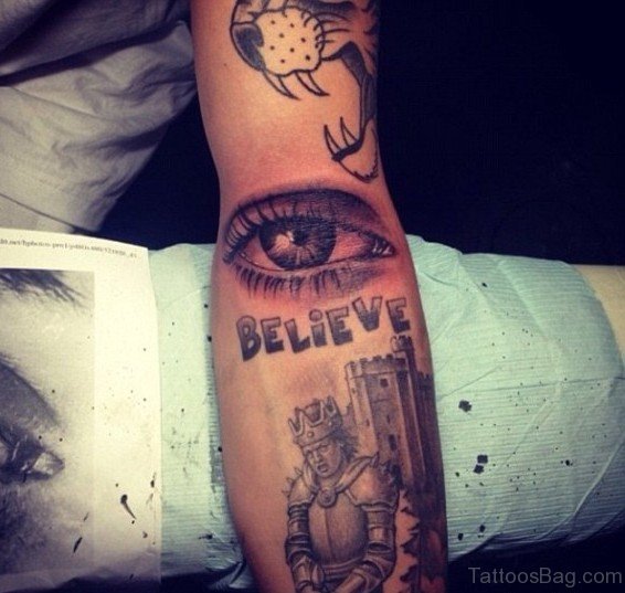 Eye Tattoo On Arm