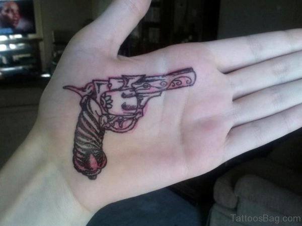 Awesome Gun Tattoo