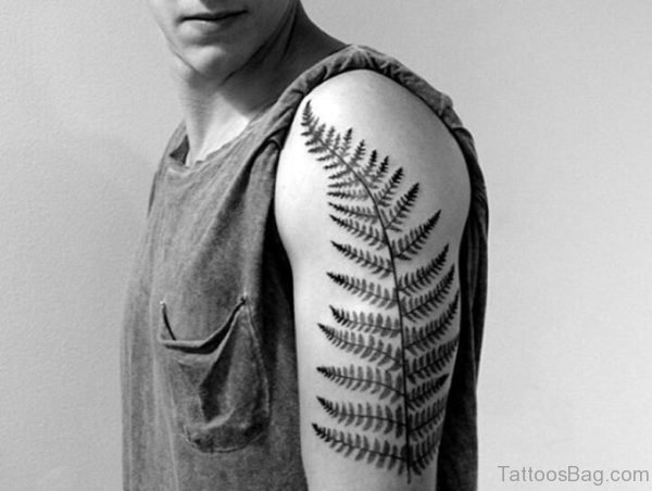 Awesome Leaf Tattoo Design