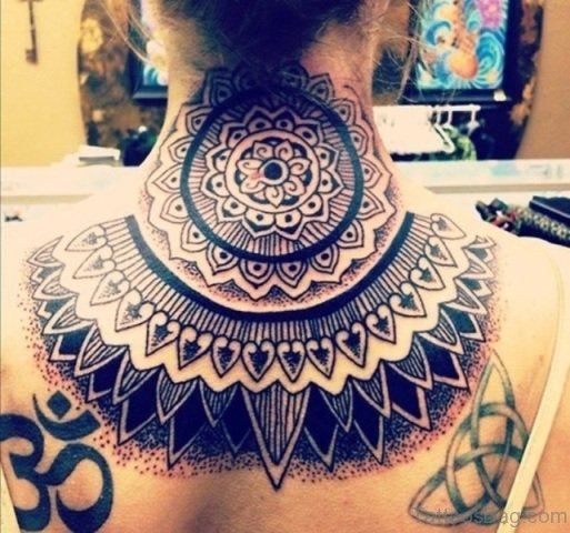Awesome Nape Tattoo
