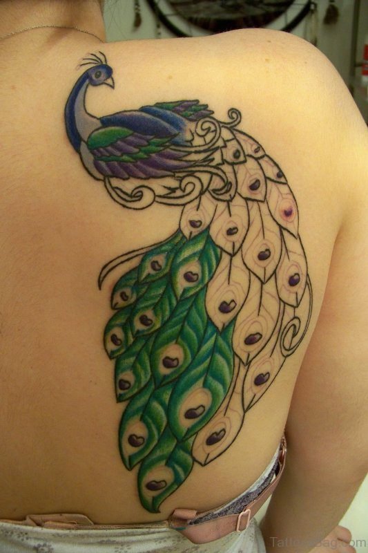Awesome Peacock Tattoo 2