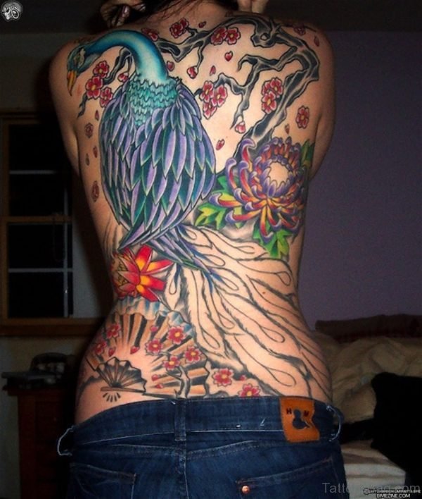 60 Classy Peacock Tattoo On Back
