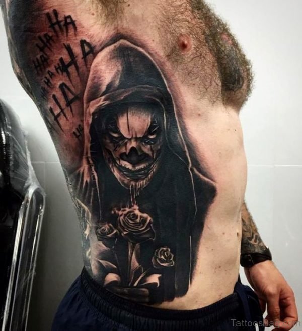 Black Rib Tattoo