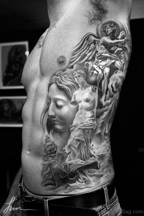 Awesome Rib Tattoo