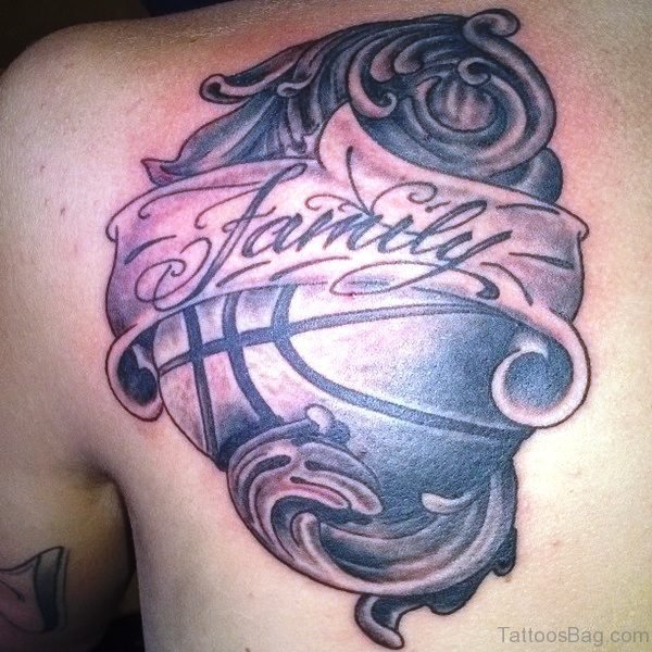 67 Superb Basketball Tattoos On Shoulder