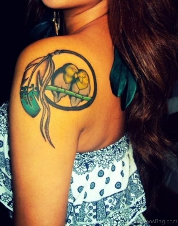 Bird And Feather Tattoo