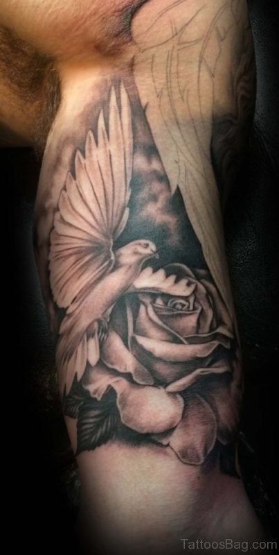 Bird Tattoo On Shoulder