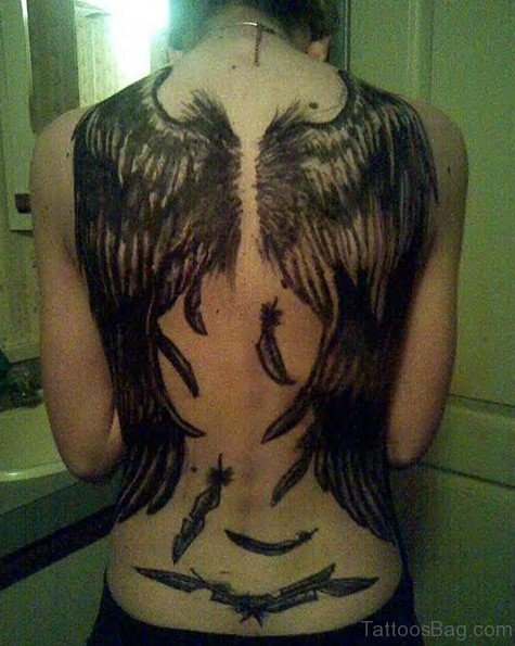 Black Angel Tattoo